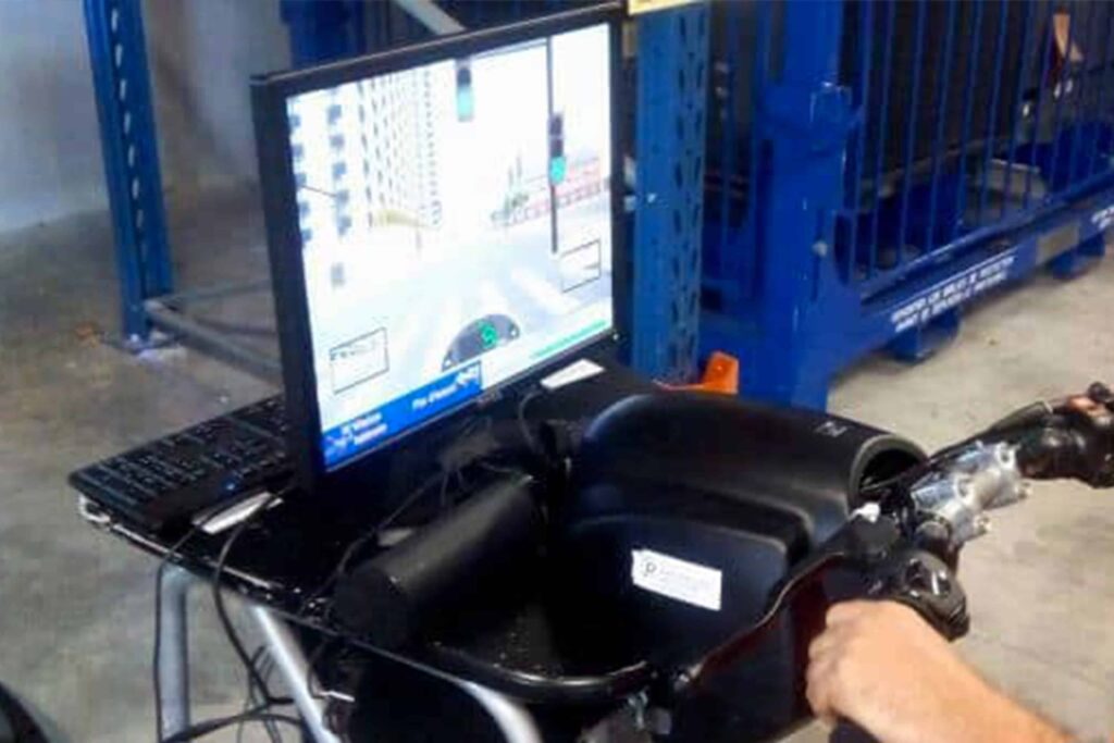 Une mise en situation de conduite sur un simulateur pour un impact plus important