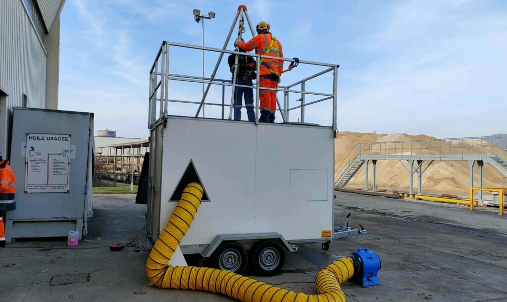 Travail en espace confiné