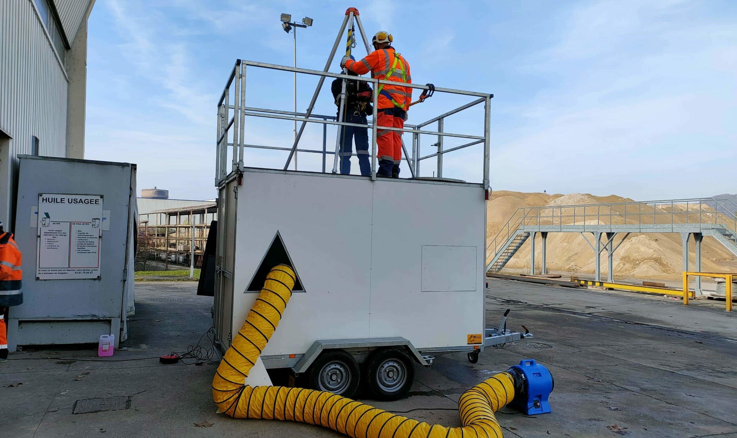 Travail en espace confiné