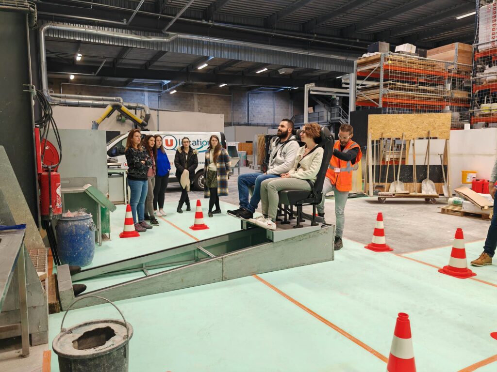 Simulateur de choc frontal